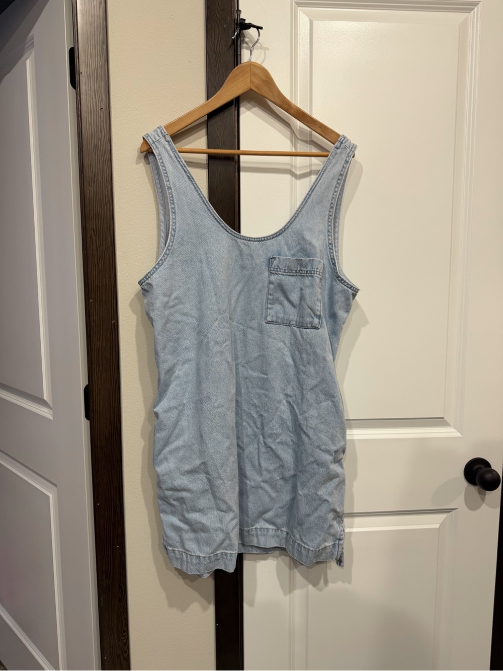 Universal Thread Light Blue Denim Romper